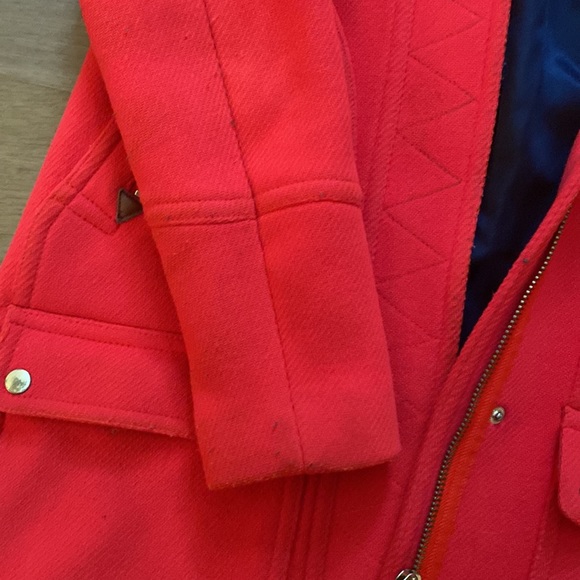 J. crew red chateau parka in Italian stadium-cloth - Picture 4 of 9